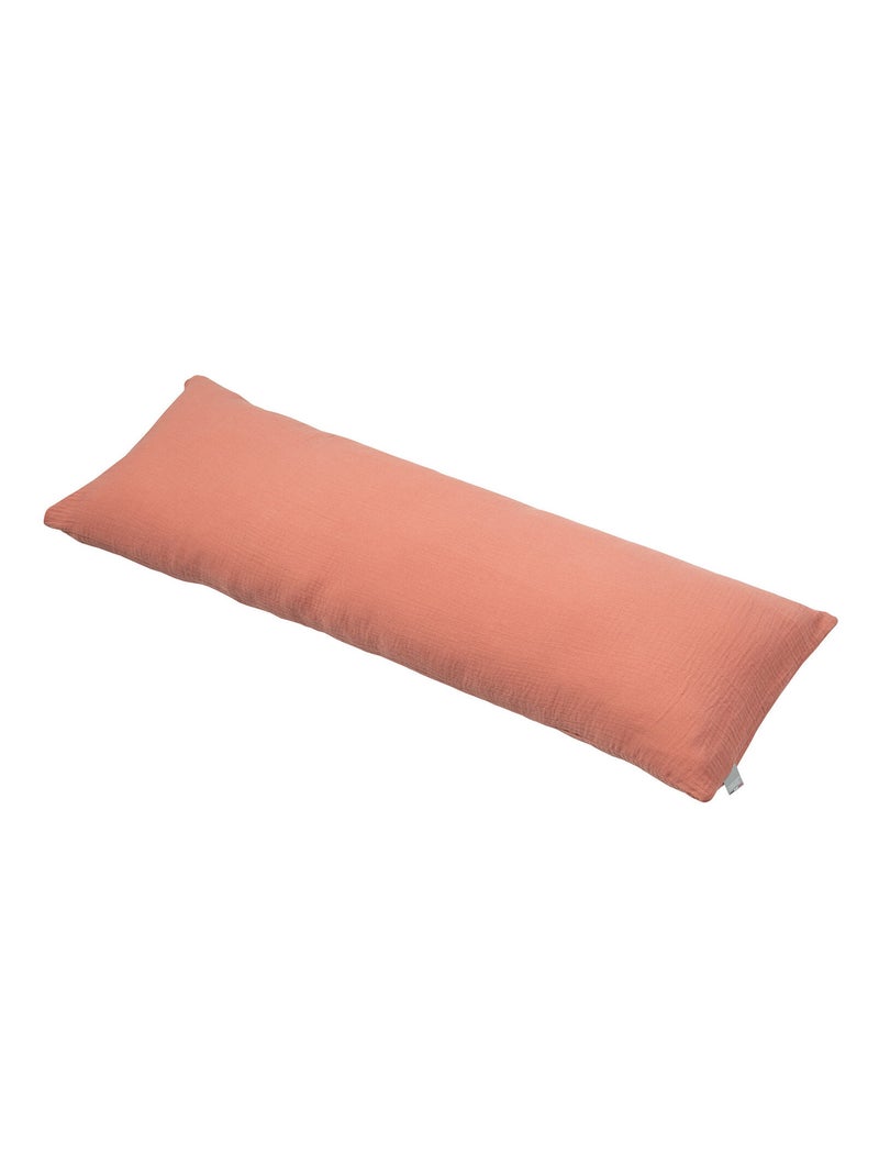 Housse en gaze de coton pour traversin plat, Jeanne SEVIRA KIDS Marron - Kiabi