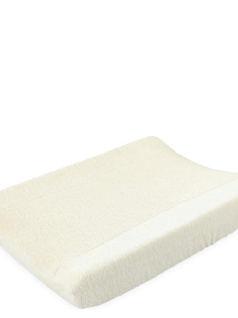 Housse matelas à langer 70x45cm T.ALMOND Blanc - Kiabi