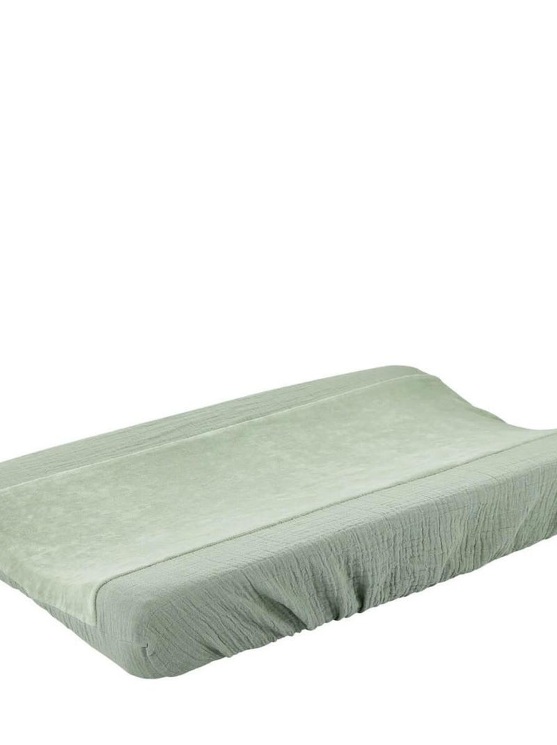 Housse matelas à langer BLISS OLIVE Vert - Kiabi