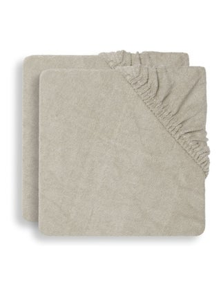 Housse matelas à langer éponge (2 pcs) en coton