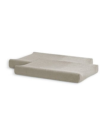 Housse matelas à langer éponge (2 pcs) en coton Jollein