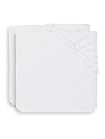 Housse matelas à langer éponge (2 pcs) en coton Jollein