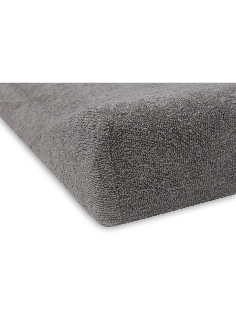 Housse matelas à langer éponge (2 pcs) en coton Jollein Gris - Kiabi