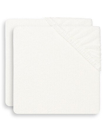 Housse matelas à langer éponge (2 pcs) en coton Jollein