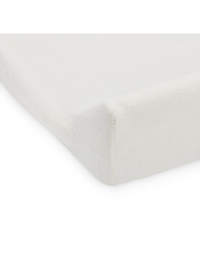 Housse matelas à langer éponge (2 pcs) en coton Jollein Ivoire - Kiabi