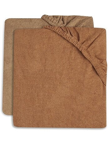 Housse matelas à langer éponge (2 pcs) en coton Jollein