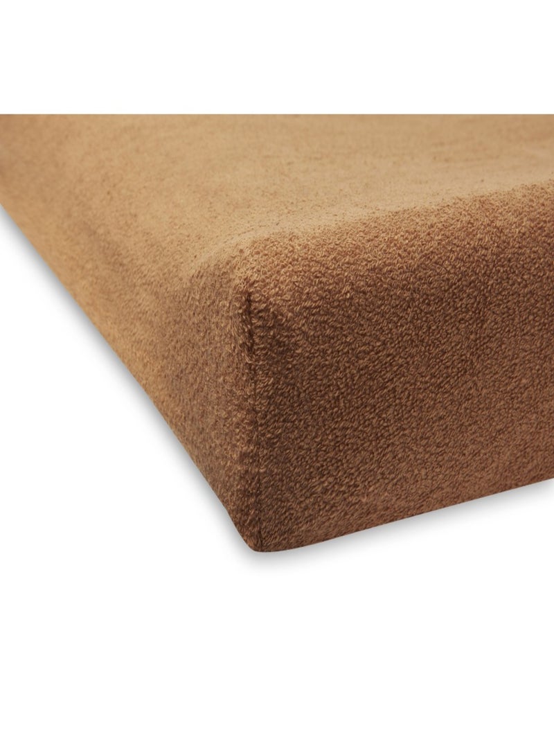 Housse matelas à langer éponge (2 pcs) en coton Jollein Marron - Kiabi