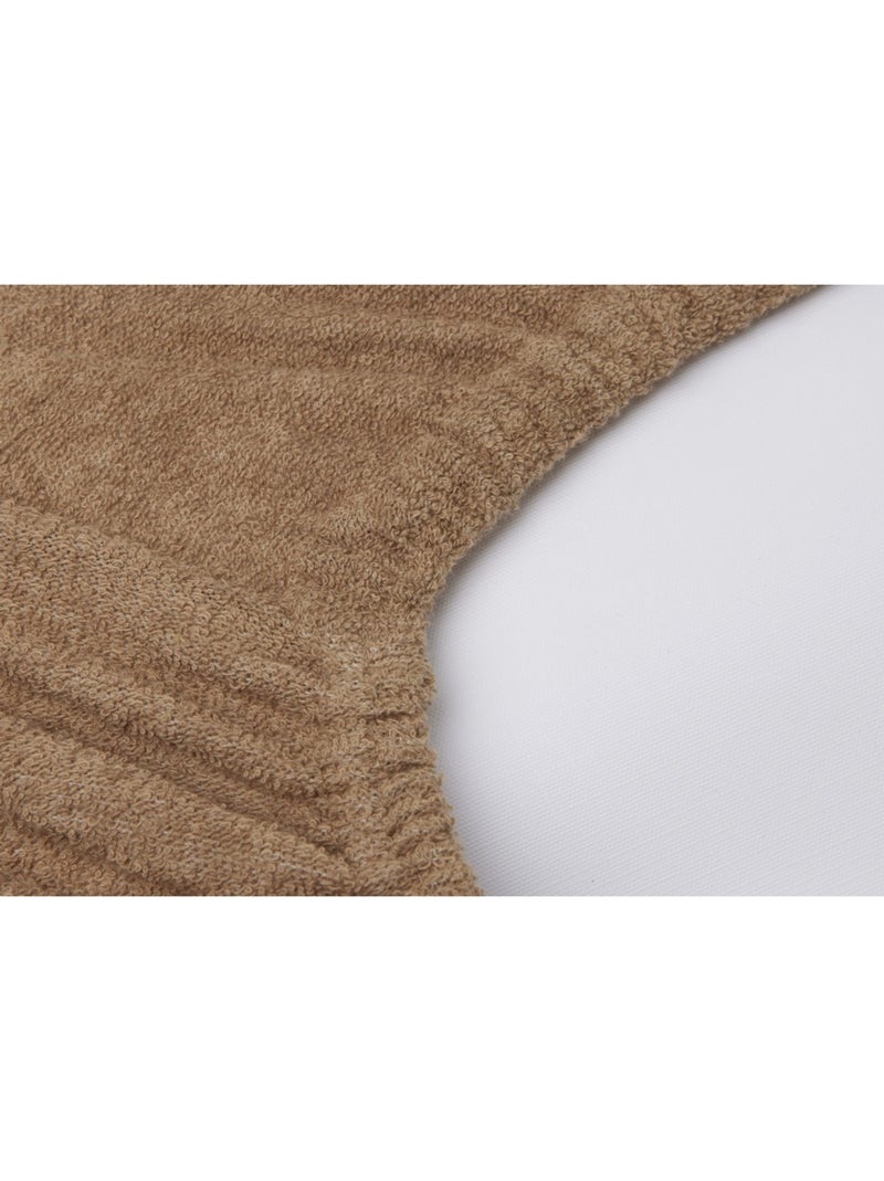 Housse matelas à langer éponge en coton Jollein Marron clair - Kiabi
