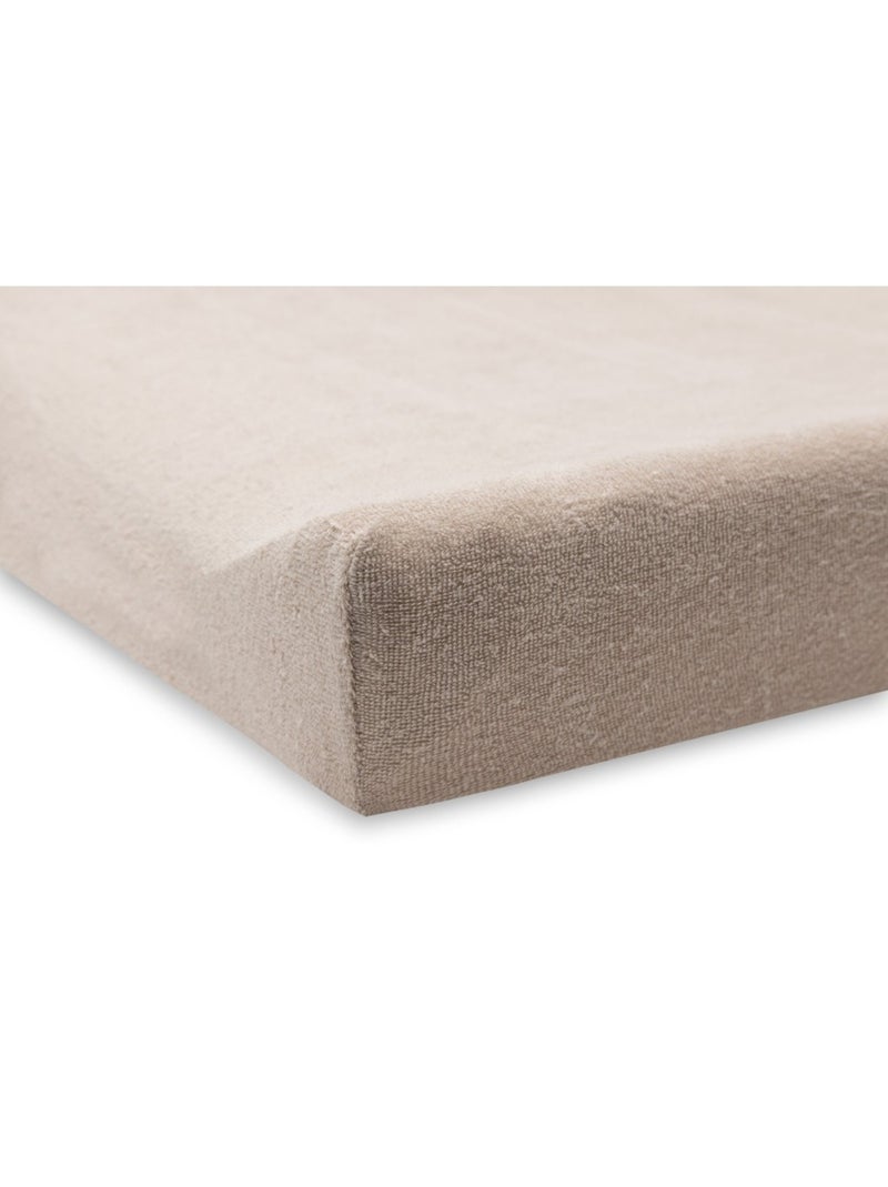 Housse matelas à langer éponge en coton Jollein Rose clair - Kiabi
