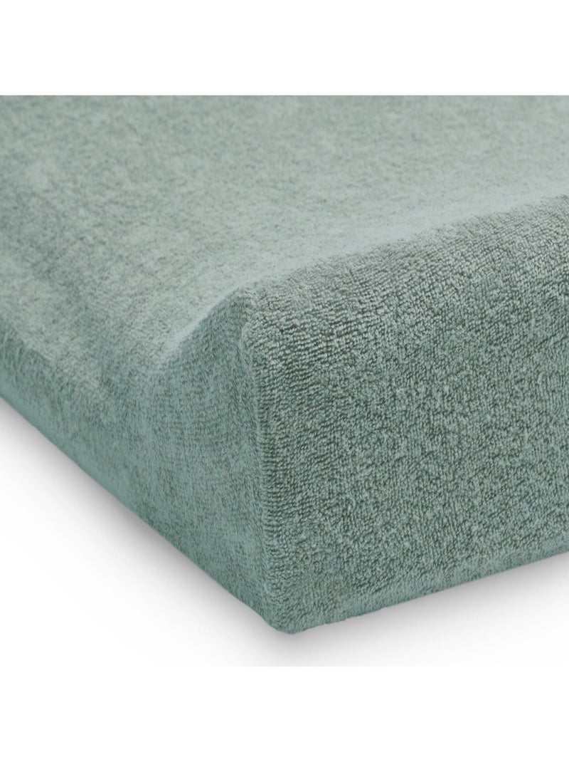 Housse matelas à langer éponge en coton Jollein Vert - Kiabi