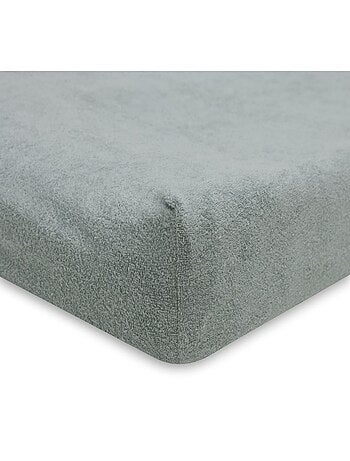 Housse matelas à langer Eponge Sea Green en Coton