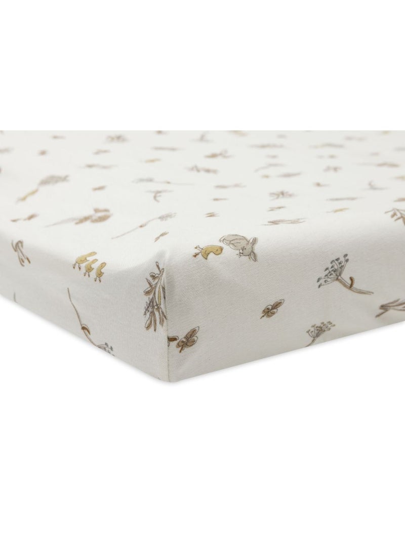 Housse matelas à langer jersey en coton Jollein Beige - Kiabi