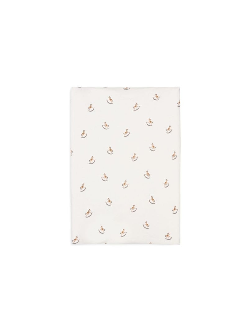 Housse matelas à langer jersey en coton Jollein Beige - Kiabi
