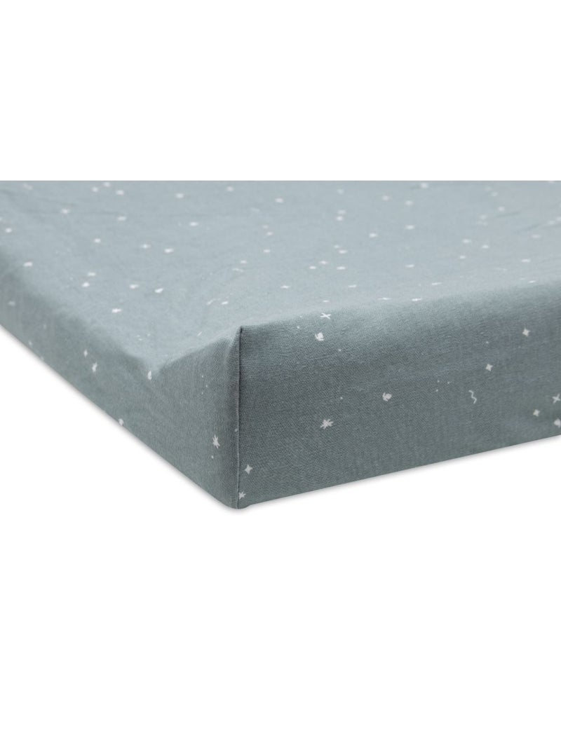Housse matelas à langer jersey en coton Jollein Vert - Kiabi