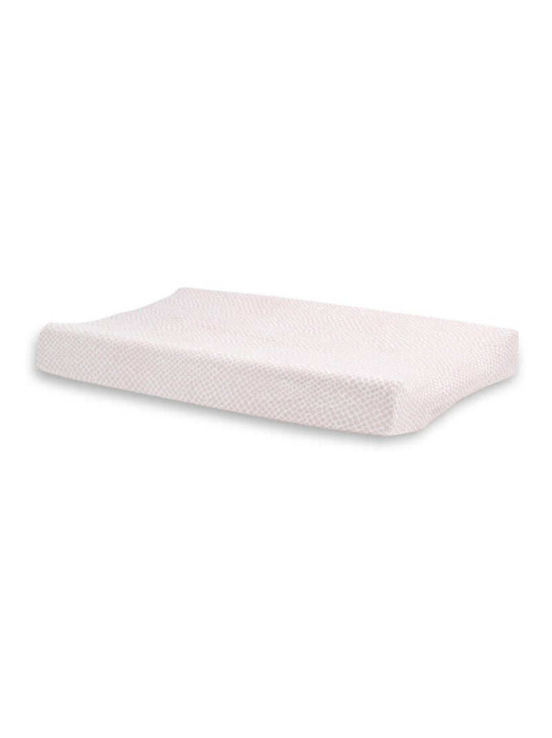 Housse matelas à langer jersey en coton Rose - Kiabi