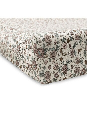Housse matelas à langer jersey en coton