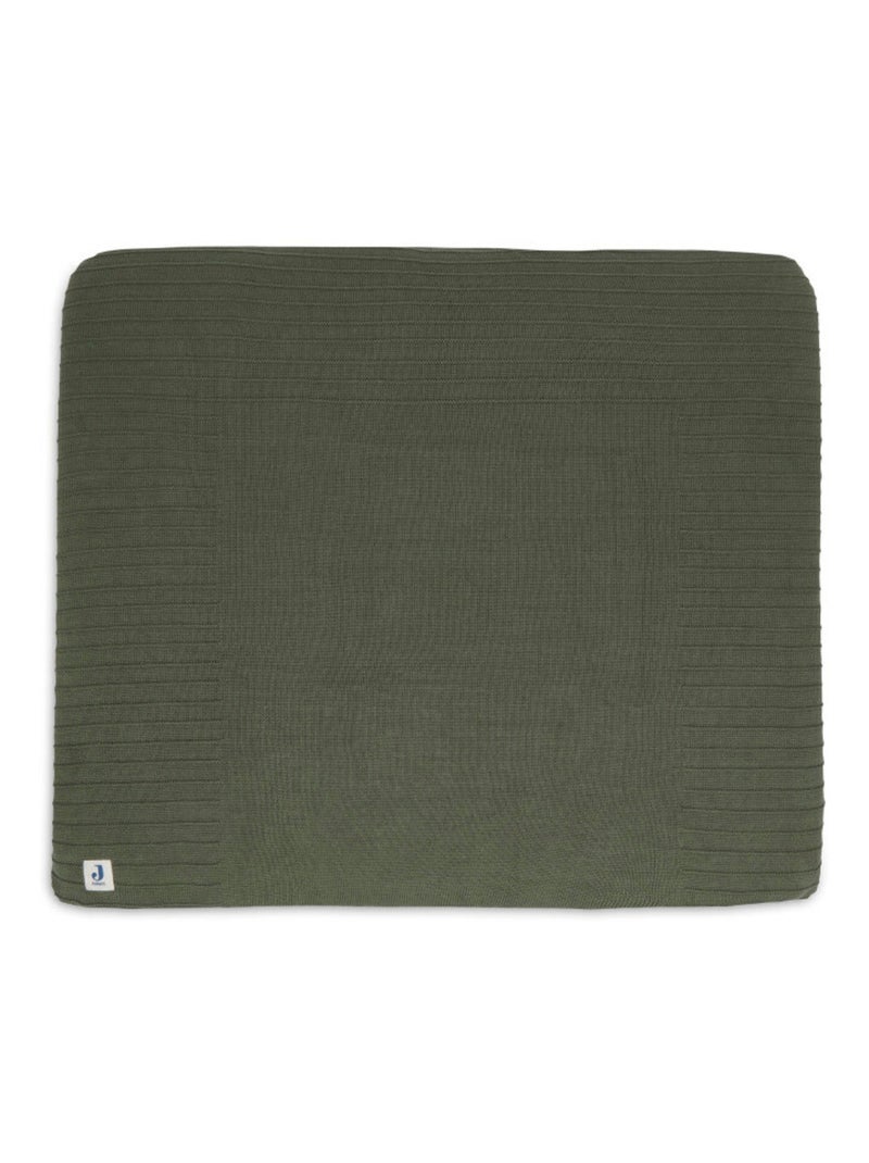 Housse matelas à langer Pure Knit coton GOTS Vert - Kiabi