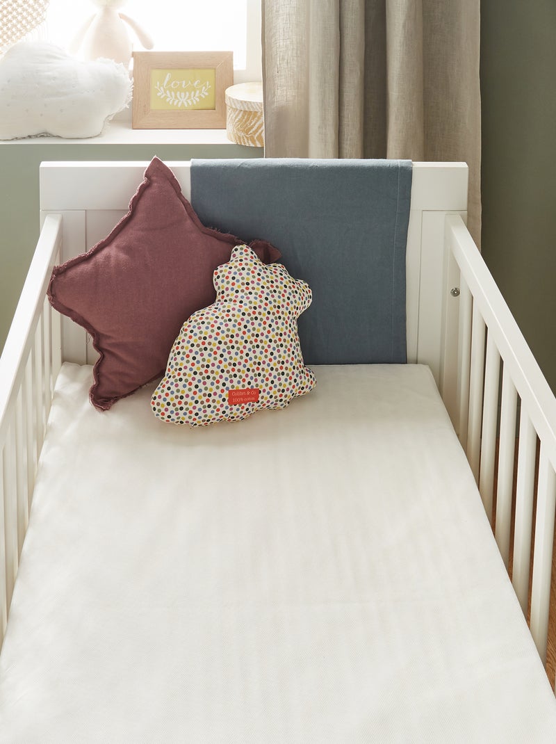Housse matelas bébé anti punaise de lit blanc - Kiabi