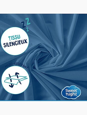 Housse Matelas Intégrale Bleue - Rénove Matelas Zippé Imperméable - Lavage 95°C