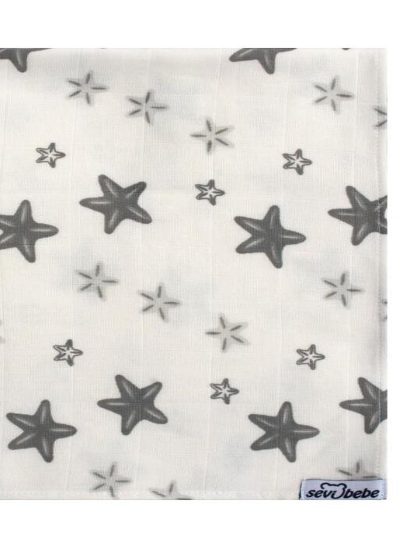 Housse multi-usages en mousseline bio Gris - Kiabi