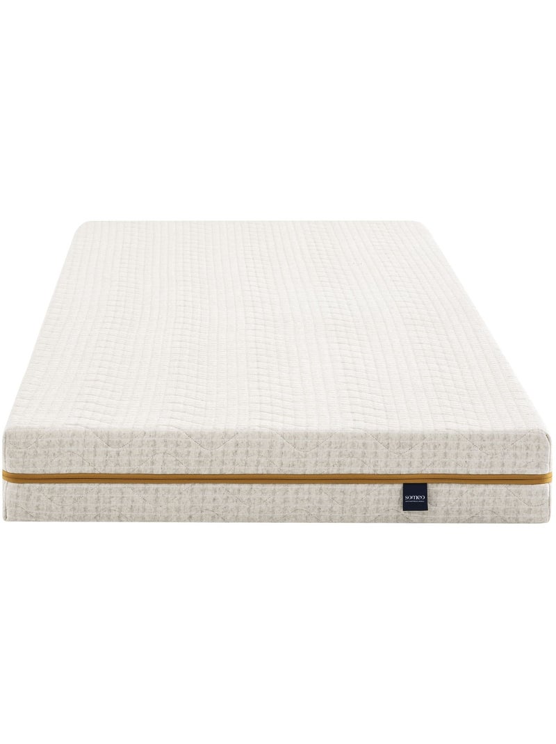 Housse naturelle de remplacement pour matelas Aube 400 - Someo Ecru - Kiabi
