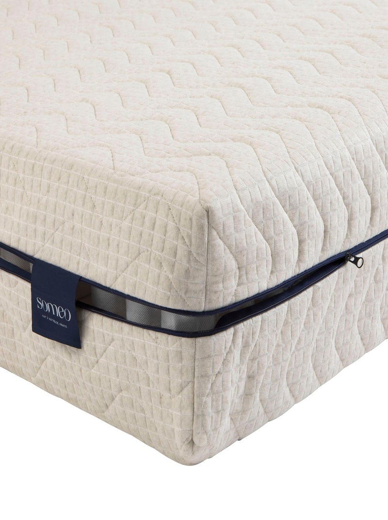 Housse naturelle de remplacement pour matelas Aube 600 Ecru - Kiabi