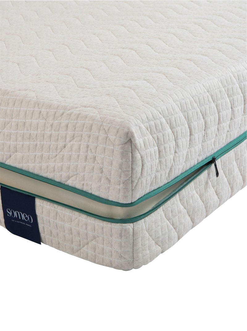 Housse naturelle de remplacement pour matelas Aube 700 Ecru - Kiabi