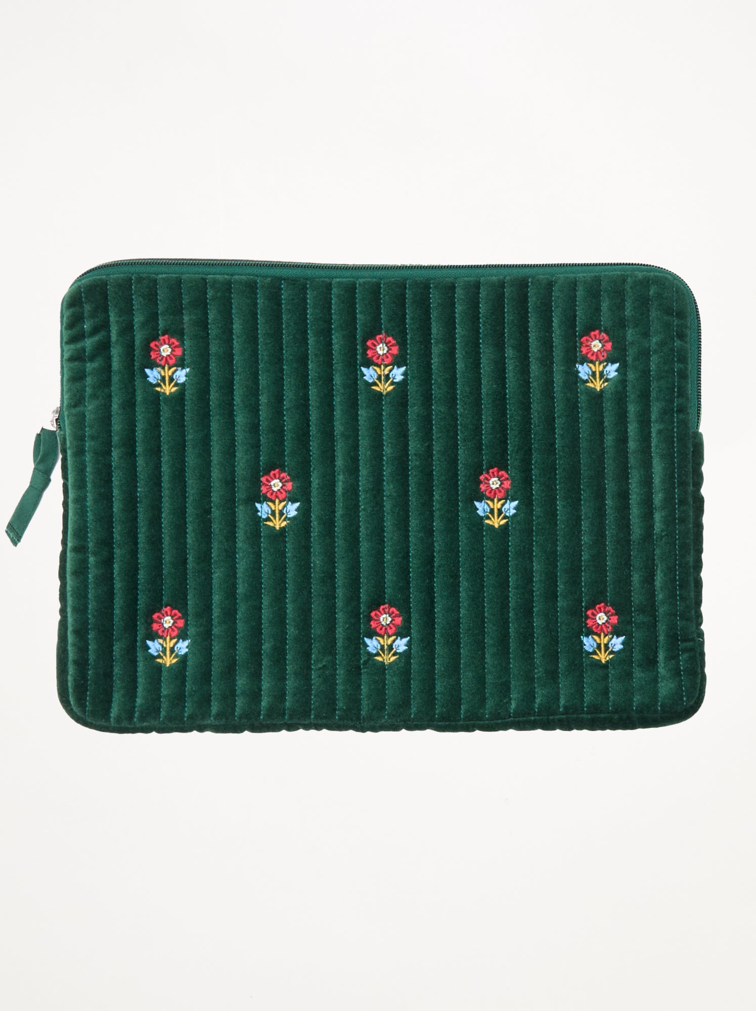 Housse ordinateur 'Kiabi x Painvin' en velours coton