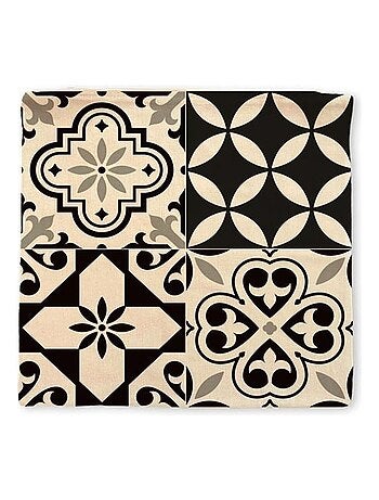 Housse pour coussin à garnir carreaux de ciment