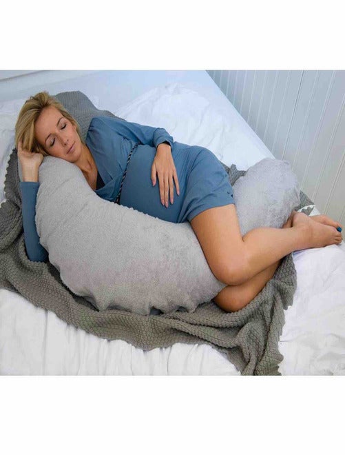 Housse de coussin d'allaitement confort évolutif coton - Gris - Kiabi -  47.90€