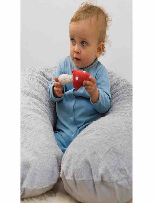 Dilamababy Coussin d'allaitement avec 2 Taies d'oreiller 100% Coton  Certifié Oeko-Tex Déhoussable Lavable Polyvalent Coussin Maternité et  Support Bébé : : Bébé et Puériculture