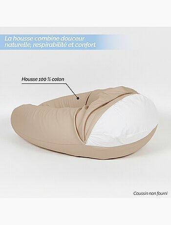 Housse pour coussin de grossesse, maternité et d'allaitement - Monsieur Bébé