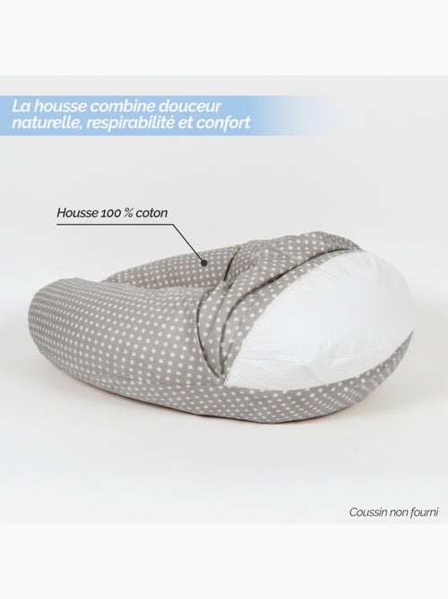 Housse pour coussin de grossesse, maternité et d'allaitement  - Monsieur Bébé - Kiabi