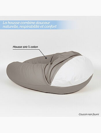 Housse pour coussin de grossesse, maternité et d'allaitement - Monsieur Bébé
