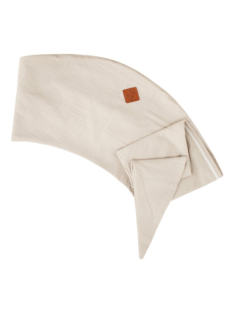 Housse pour coussin de maternité et d'allaitement en gaze de coton SEVIRA KIDS Beige - Kiabi