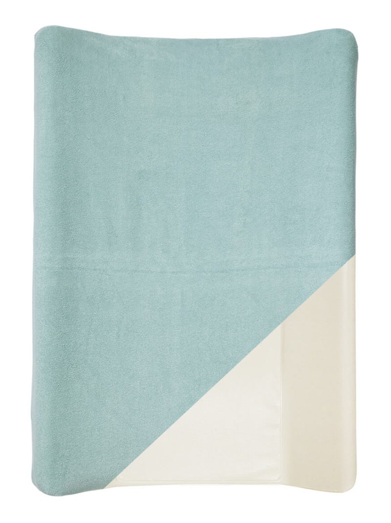 Housse pour matelas à langer Naissance en Coton Uni - Babycalin Bleu - Kiabi