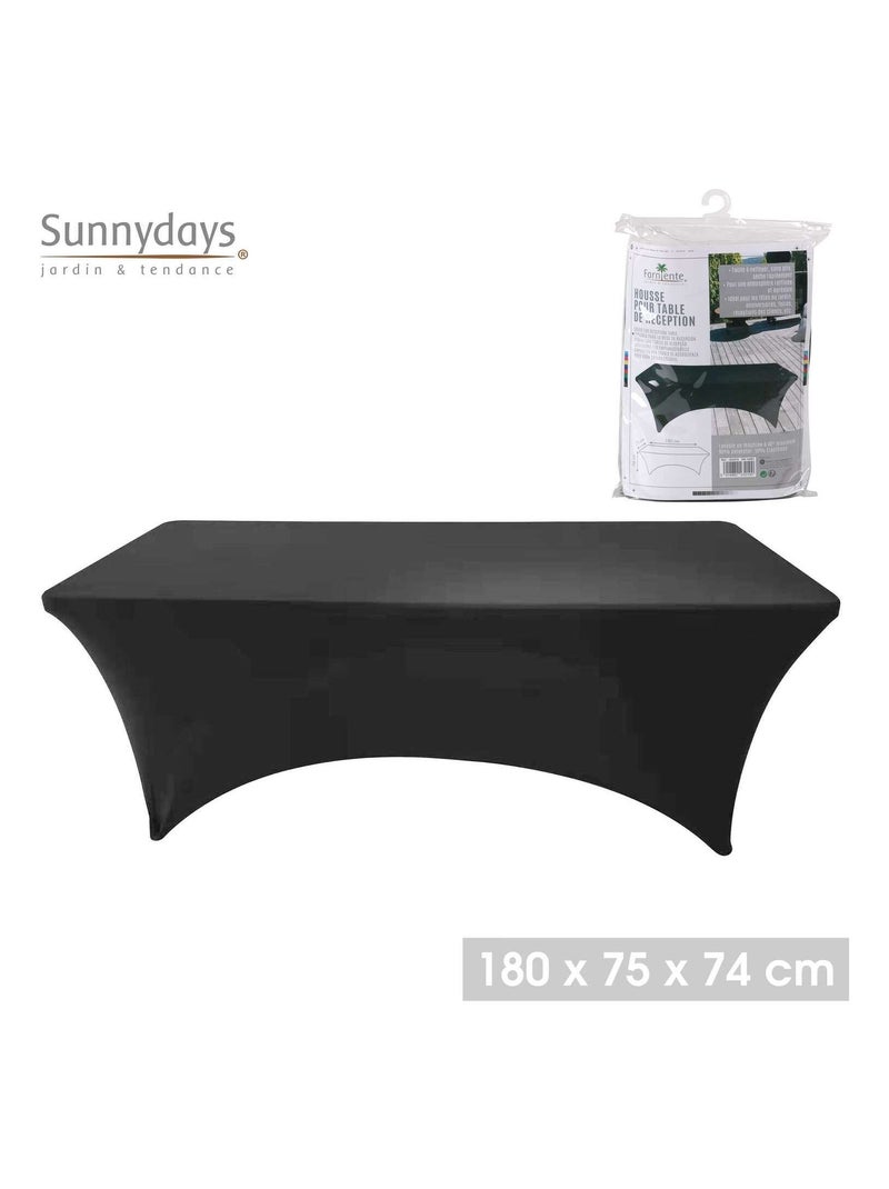 Housse pour table de réception extensible RÉCEPTION Noir - Kiabi