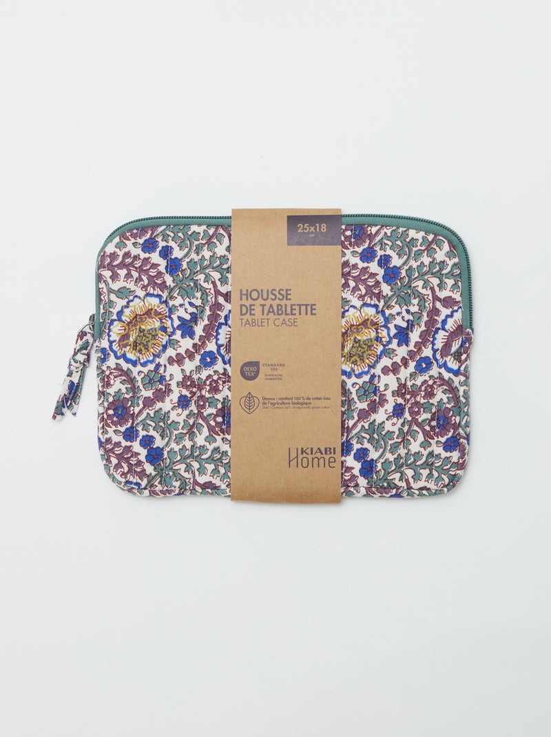 Housse pour tablette 11 pouces - Kiabi Home Blanc/bleu - Kiabi