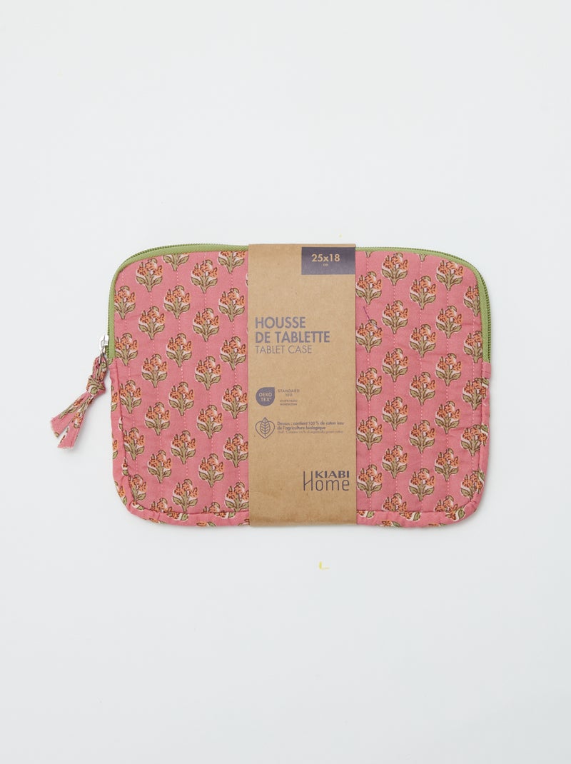 Housse pour tablette 11 pouces - Kiabi Home Rose - Kiabi