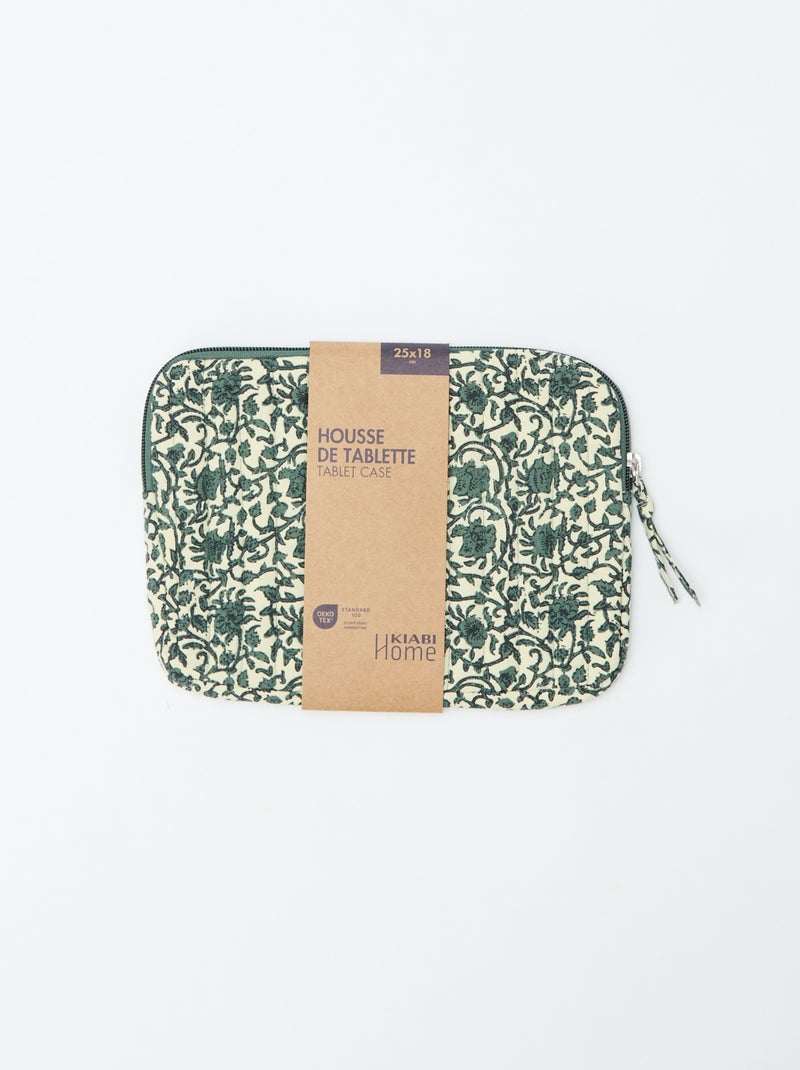 Housse pour tablette 11 pouces - Kiabi Home Vert - Kiabi