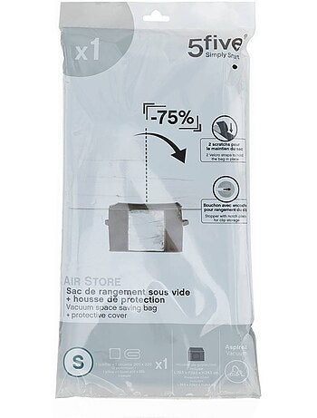 Housse rangement sous vide carrée air