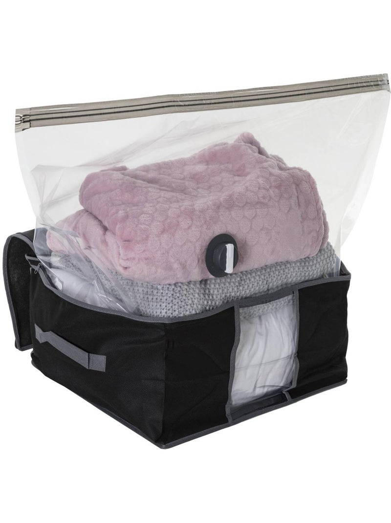 Housse rangement sous vide carrée air Transparent - Kiabi