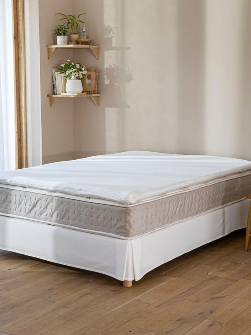 Housse surmatelas coton jersey extensible - Terre de Nuit - Kiabi