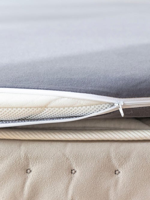 Housse surmatelas coton jersey extensible - Terre de Nuit - Kiabi