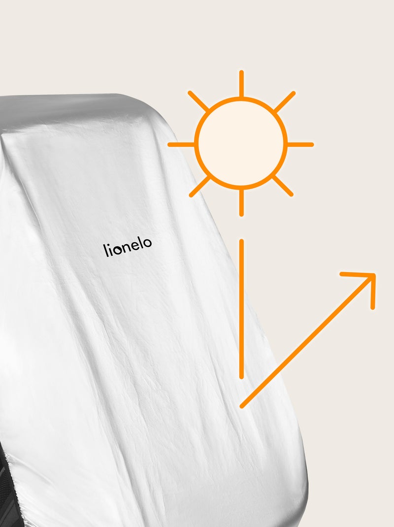 Housse thermique pour siège auto LIONELO - UPF 50+ Argent - Kiabi