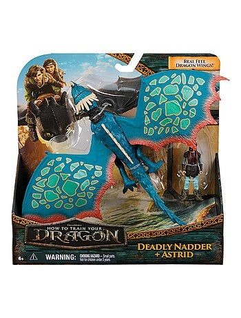How to train your dragon - Figurine Viking Astrid & Tempête
