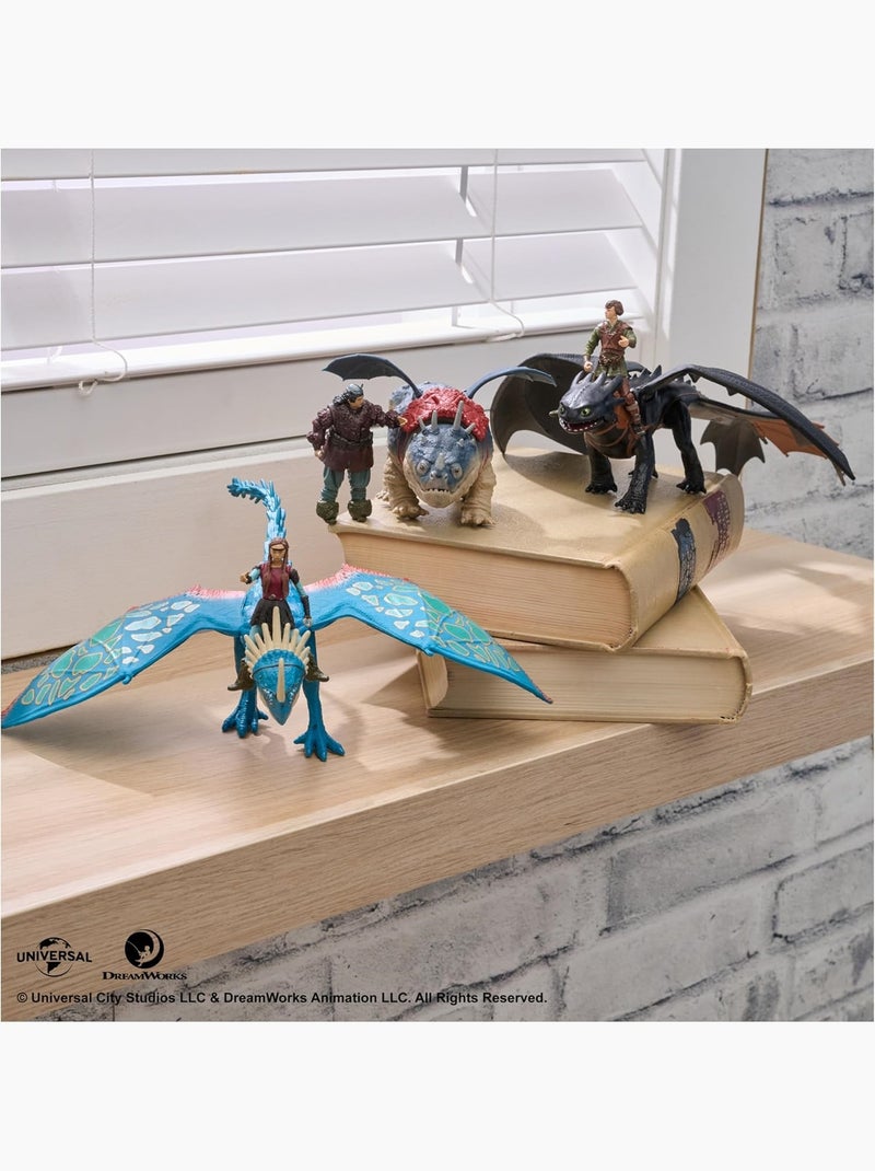 How to train your dragon - Figurine Viking Astrid & Tempête Bleu - Kiabi