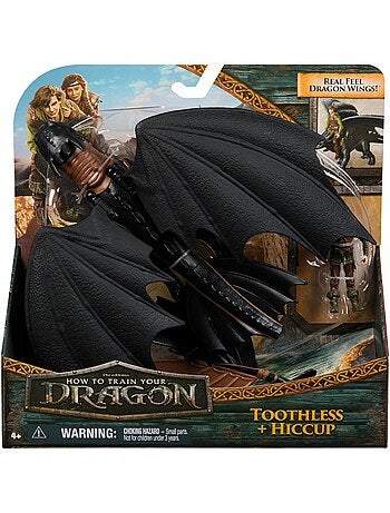 How to train your dragon - Figurine Viking Harold & Krokmou