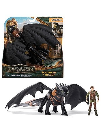How to train your dragon - Figurine Viking Harold & Krokmou