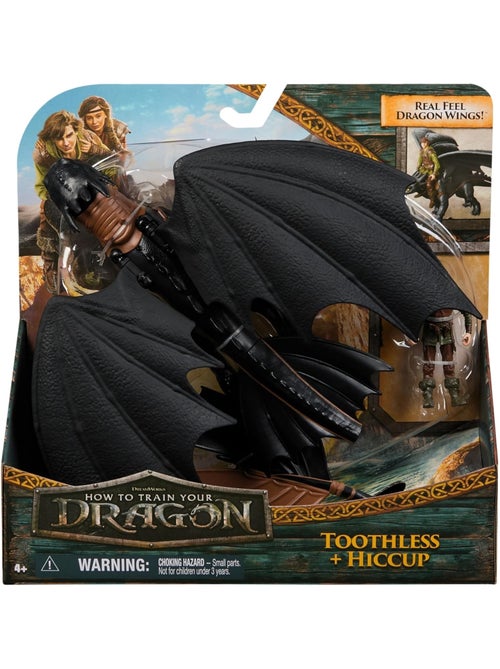 How to train your dragon - Figurine Viking Harold & Krokmou - Kiabi